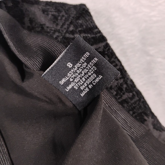 New W118 Walter Baker Black Angelica Skirt Flared Women's Sz 8 Whimsigoth Fairy - Picture 6 of 8